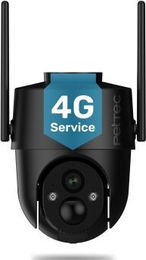 PetTec PetCam Free'n 360 LTE/4G Haustier-Überwachungskamera Outdoor mit Ultravision und Akku in Schwarz – Bild 1 von 6