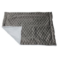 Produktbild von Pettimania Hundedecke aus Plüsch in Grau