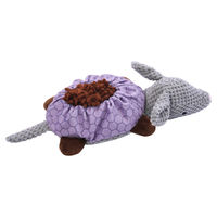 Produktbild von Pettimania Intelligenzspielzeug Maus aus Plüsch für Hunde in Grau und Lila