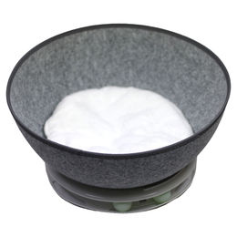 Pettimania Katzenhöhle aus Filz in Grau und Weiß – Bild 1 von 5