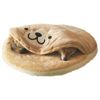 Produktbild von Pettimania Plüschbett Bär Hundebett in Beige mit 82cm Durchmesser