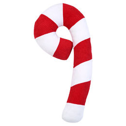Pettimania Weihnachtsspielzeug Zuckerstange aus Plüsch weiß-rot Größe L – Bild 1 von 4