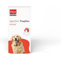 Produktbild von PetVet GmbH PHA Spot-on Tropfen für Hunde gegen Flöhe, Zecken und Milben mit Neemöl und Laurinsäure, 2 x 2 ml - 2 x 2 ml