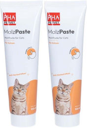 Produktbild von PetVet PHA Malzpaste für Katzen zur Unterstützung der Verdauung und gegen Haarballen 200g
