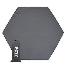 PETY Hunde Mattenüberzug Smooth Grau für Laufstall-Matten maschinenwaschbar – Bild 1 von 4