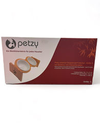 Produktbild von Petzy Erhöhter Futternapf aus Keramik für Hunde und Katzen Braun 350ml