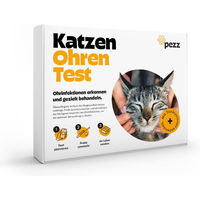 Produktbild von Pezz Katzen Ohreninfektionstest zur Diagnose von Ohrmilben bei gereizten oder juckenden Ohren