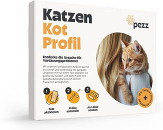 Pezz Kotprofil für Katzen 3in1 ganzheitliche Kotuntersuchung – Bild 1 von 2