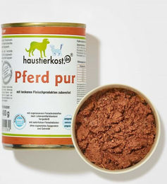 Pferd pur haustierkost.de Pferdefutter Monoprotein Sensitive Adult 400g Dose – Bild 1 von 2