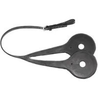 Produktbild von Pferde-Nasenriemen Umbria Equitazione aus Leder in Schwarz