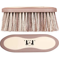 Produktbild von Pferdebürste T de T mit synthetischen Borsten in Braun und Beige