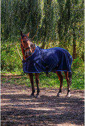 Produktbild von Pferdedecke aus feinem Netzgewebe Riding World Blau 175 cm
