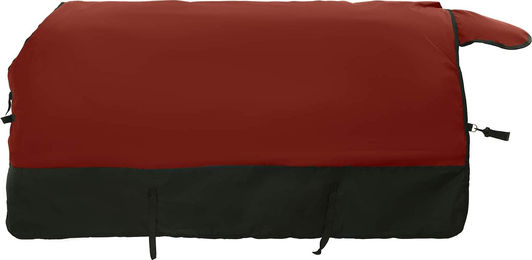 Pferdedecke Bordeaux und Schwarz aus Polyester 75 cm – Bild 1 von 1
