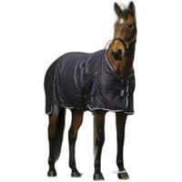 Produktbild von Pferdedecke Equithème Vague in Blau aus Polyester