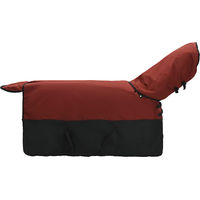 Produktbild von Pferdedecke in Bordeaux und Schwarz aus Polyester 85 cm