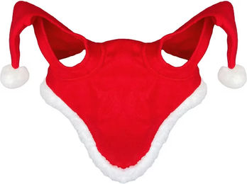 Produktbild von Pferdedecke York mit Pompons in Rot für Ponys