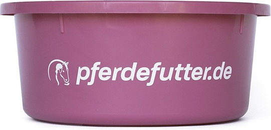 Produktbild von pferdefutter.de Mini Futterschüssel mit Deckel XS Rosa aus Kunststoff