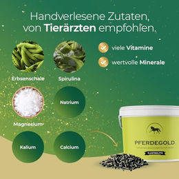 Pferdegold Elektrolyte Mineralfutter Pellets 1,5kg für Pferde - 1,5 kg – Bild 1 von 4