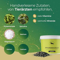 Produktbild von Pferdegold Elektrolyte Mineralfutter Pellets 1,5kg für Pferde - 1,5 kg