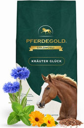 Pferdegold Goldmüsli Kräuter Glück zur Vitamin- und Spurenelementversorgung für Pferde – Bild 1 von 3