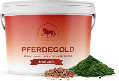 Pferdegold Mangan Mineralstoff für Pferde zur Unterstützung von Stoffwechsel und Energie – Bild 1 von 2
