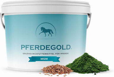 Pferdegold MSM zur Unterstützung von Gelenken und Bindegewebe für Pferde – Bild 1 von 2