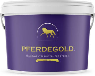 Pferdegold Nerven Mineralfutter mit Vitaminen zur Beruhigung für Pferde – Bild 1 von 4