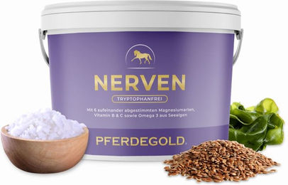 Pferdegold Nerven zur Unterstützung des Nervensystems und der Muskelentspannung für Pferde – Bild 1 von 4