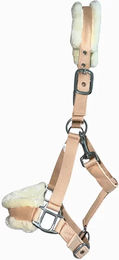 Produktbild von Pferdehalfter aus Schafwolle T de T Beige Größe M