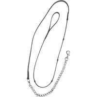 Produktbild von Pferdehalfter mit Kette aus Leder von PS of Sweden in Schwarz