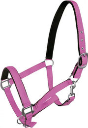 Produktbild von Pferdehalfter York aus Kunstleder für Ponys in Lila oder Rosa