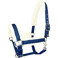 Produktbild von Pferdehalfter York Pola aus Fleece in Blau Full
