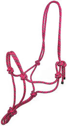 Pferdehalfter York Spirit aus Seil in Rosa für Ponys – Bild 1 von 1
