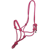 Produktbild von Pferdehalfter York Spirit aus Seil in Rosa für Ponys