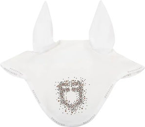Produktbild von Pferdehaube Equestro aus Baumwolle Weiß Größe M