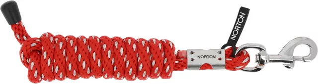 Produktbild von Pferdelonge Norton Eclat Longierseil in Silber Orange Rot