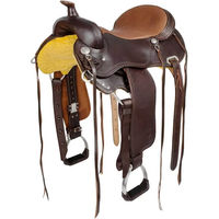 Produktbild von Pferdesattel Pool's Round Skirt 8020 aus Leder in Braun
