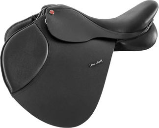 Produktbild von Pferdesattel Pro-Light aus Leder in Schwarz 17 Zoll