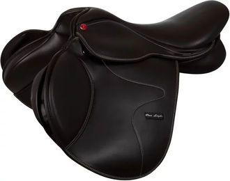 Produktbild von Pferdesattel Roma Pro-Light aus Kunstleder Schwarz 17,5 Zoll