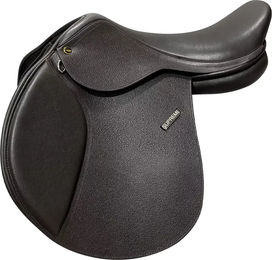 Produktbild von Pferdesattel Supreme aus Leder mit wechselbarem Schnitt Braun 16,5 Zoll