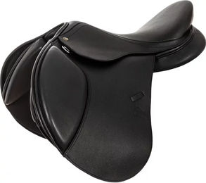 Produktbild von Pferdesattel Supreme Miami aus Leder in Schwarz 16 Zoll