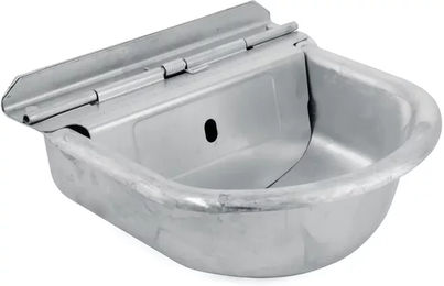 Produktbild von Pferdetränke mit konstantem Wasserspiegel aus Edelstahl von Umbria Equitazione in Silber
