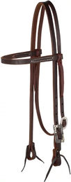 Produktbild von Pferdezaum aus Leder mit Stahlring von Berlin Custom Leather in Braun