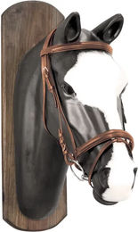 Produktbild von Pferdezaumzeug Derby mit Baumwollzügeln in Braun für Ponys