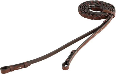Pferdezügel aus Leder BR Equitation Hunter in Braun oder Weiß – Bild 1 von 1