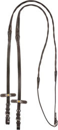 Pferdezügel aus Leder Equestro Magna Braun für Pony – Bild 1 von 1