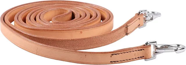 Produktbild von Pferdezügel aus Leder von Edix Saddles für Warmblut in Beige und Braun