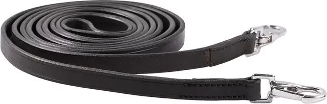 Produktbild von Pferdezügel aus Leder von Edix Saddles in Schwarz für Warmblut