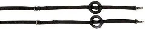 Pferdezügel aus Leder von Hispano Hipica in Braun oder Schwarz – Bild 1 von 1
