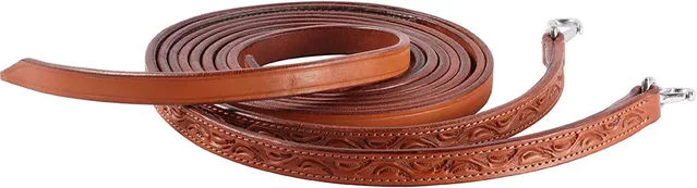 Produktbild von Pferdezügel aus Spaltleder von Edix Saddles in Braun für Warmblut